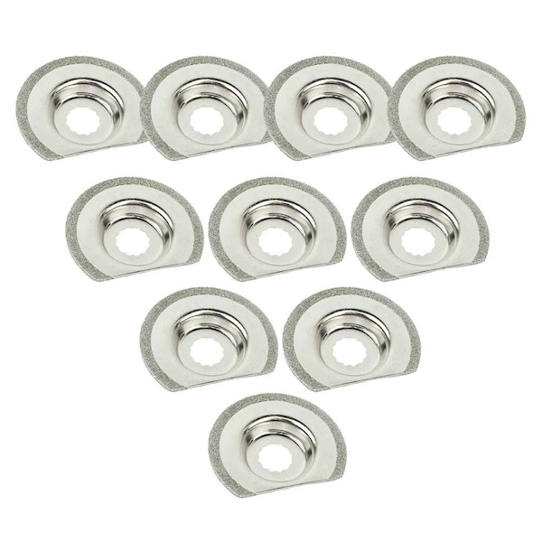 Versa Tool 63mm Semi Round Electroplated Diamond Grout Blade, 8mm Offset Mount, PK 10 SB10O - main